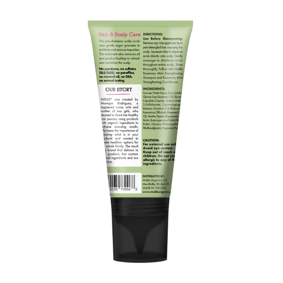 Mielle Organics Rosemary Mint Clarifying Sugar Scalp Scrub New Sealed Tube 6oz - Picture 2 of 3